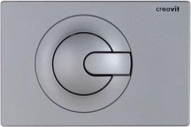 Кнопка смыва Creavit Power GP5002.00 серый матовый  фото - center-santehniki.ru